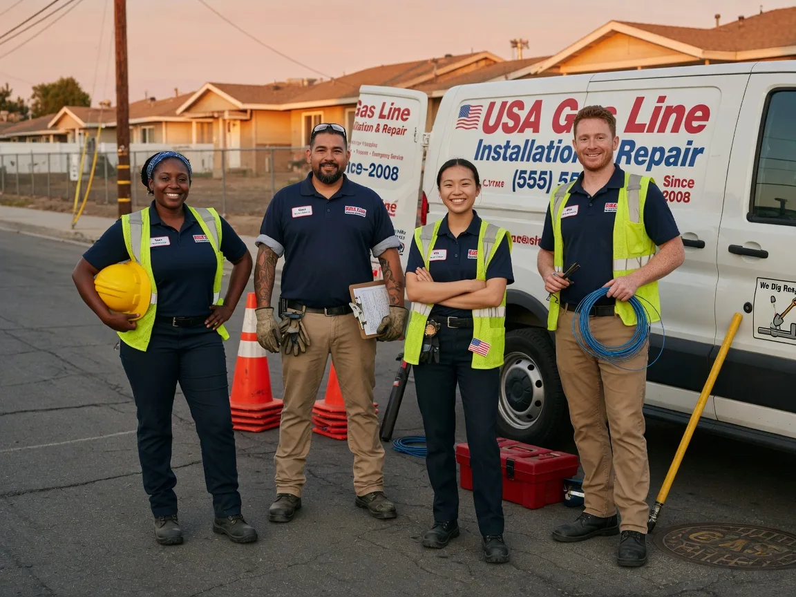 Gas Line Installation company in Sesser, IL